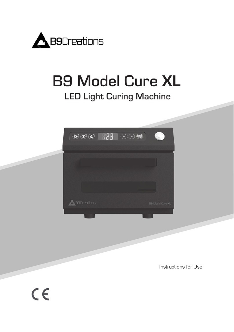 B9Creations Cure XL Instructions for use