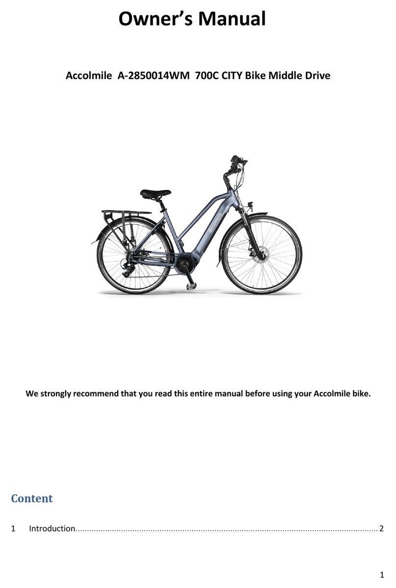 Accolmile 700C owner's manual