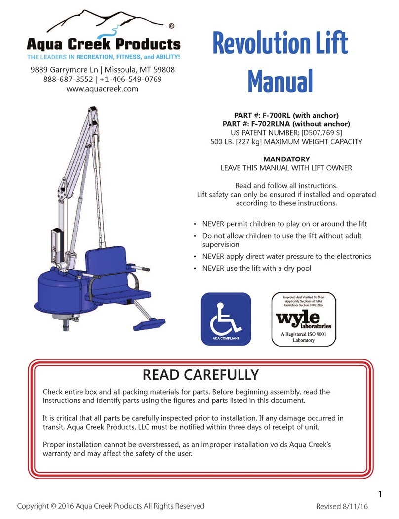 Aqua Creek F-700RL manual Aqua Creek F-700RL manual