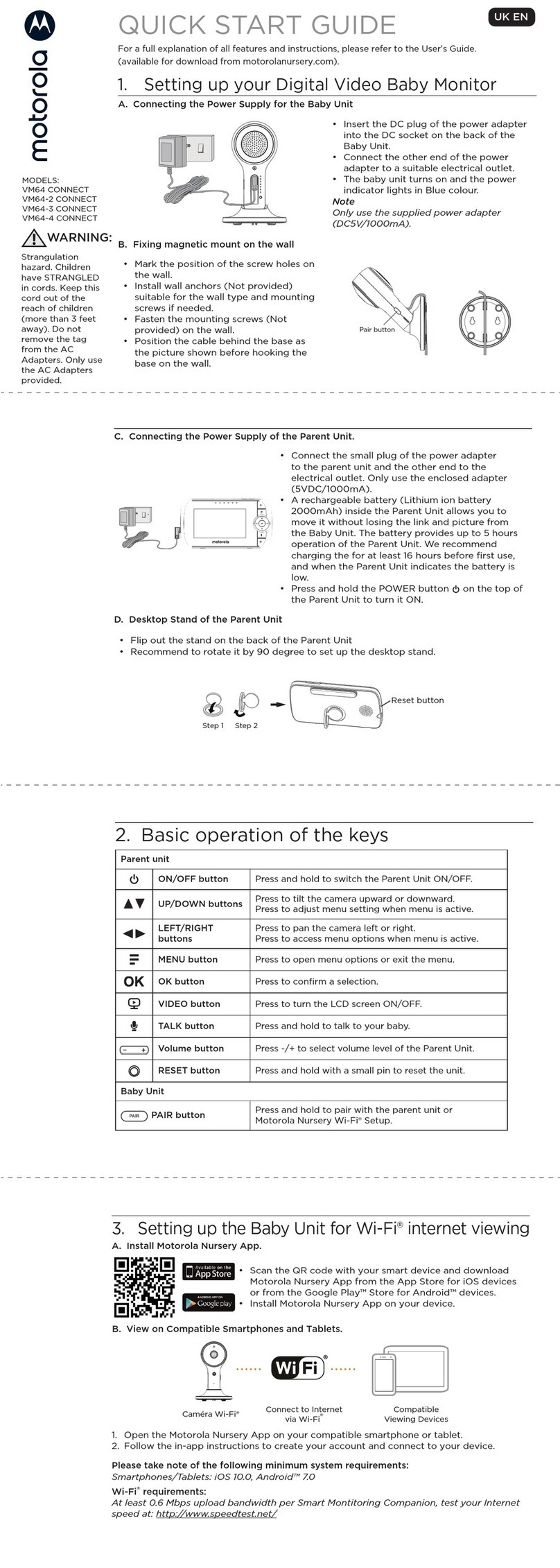 Motorola VM64-3 CONNECT User manual Motorola VM64-3 CONNECT User manual