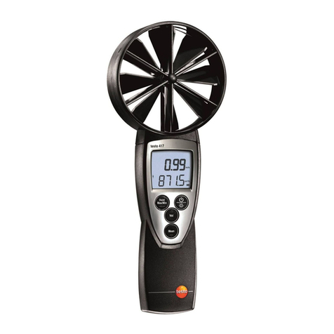TESTO 417 instruction manual