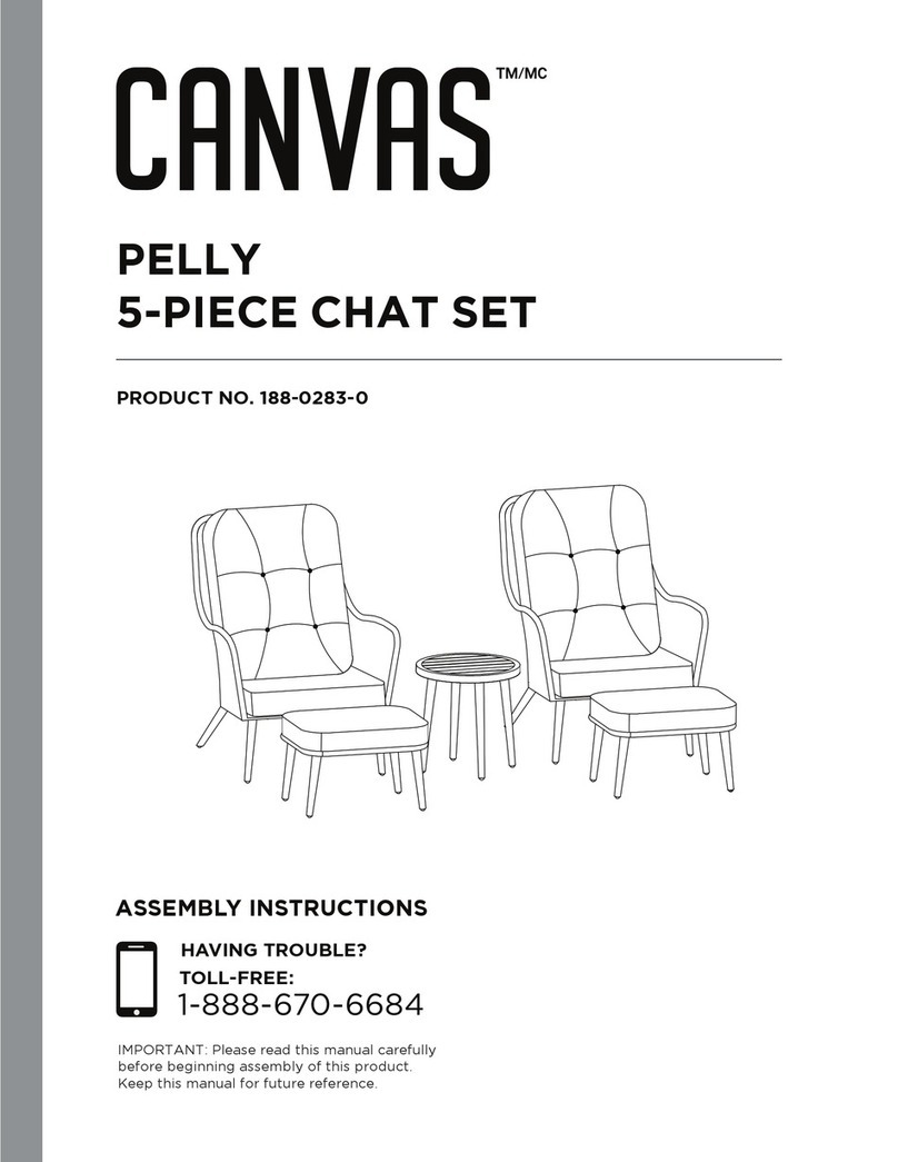 Canvas PELLY 188-0283-0 User manual