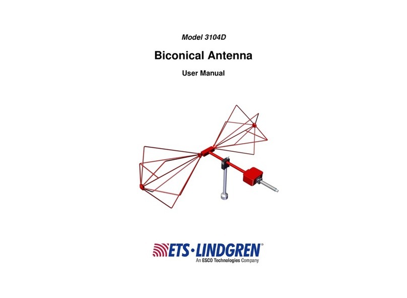 ETS-Lindgren 3104D User manual