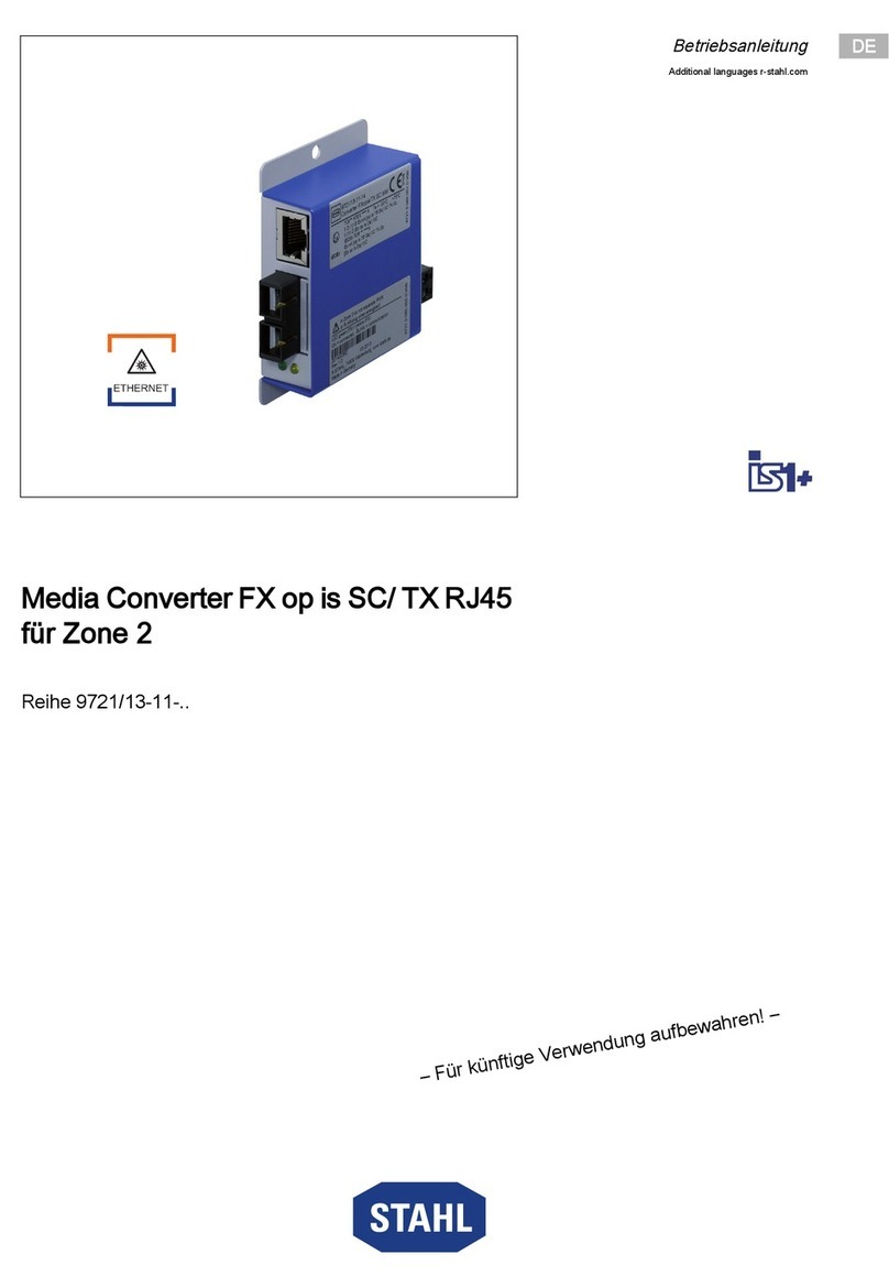 Stahl FXopis/TX SC operating instructions
