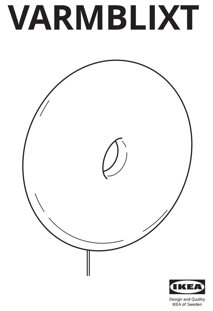 IKEA VARMBLIXT 205.251.44 User manual