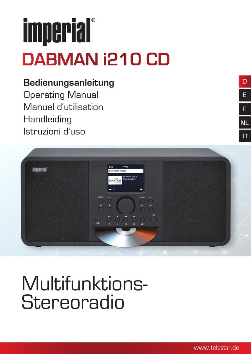 Imperial DABMAN i210 CD operating manual