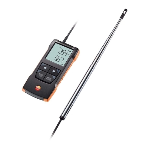 TESTO 425 User manual TESTO 425 User manual