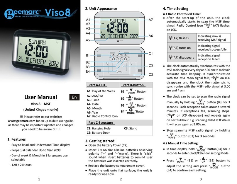Geemarc Viso 8 - MSF user manual