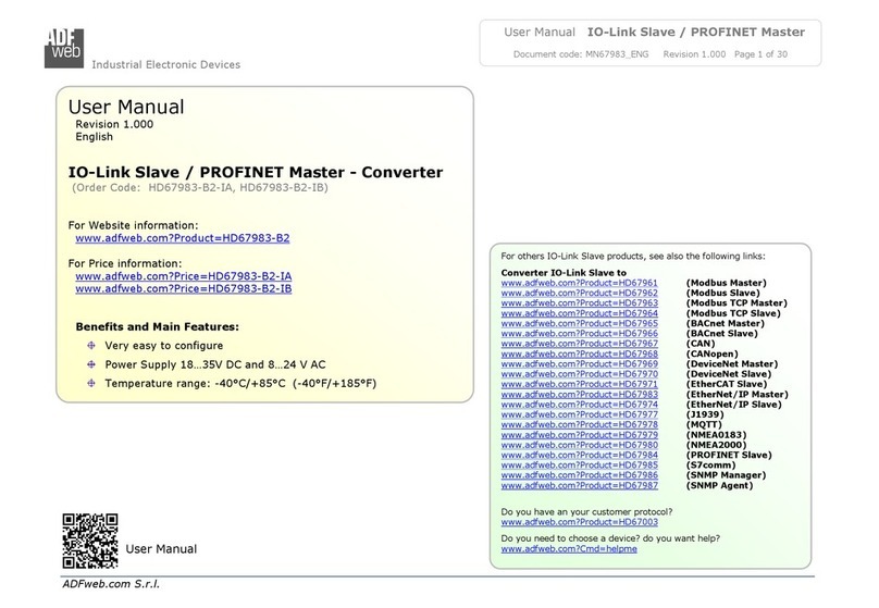 ADF Web HD67983-B2-IA user manual