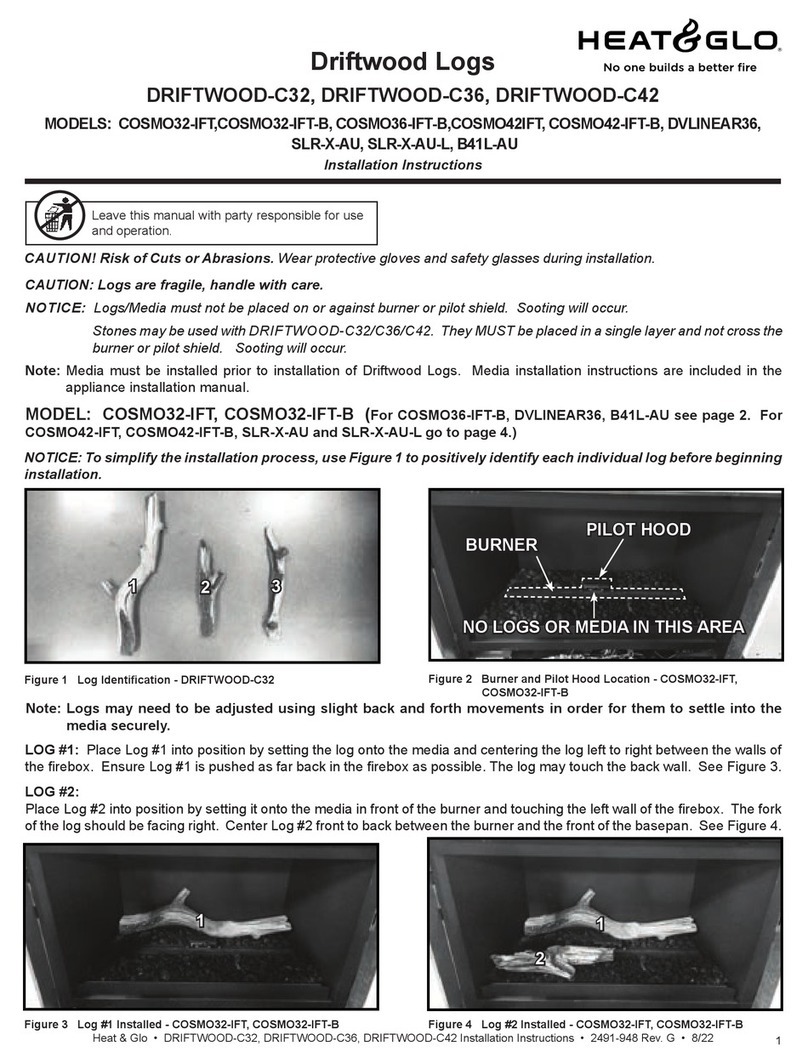 Heat & Glo DRIFTWOOD-C32 installation instructions