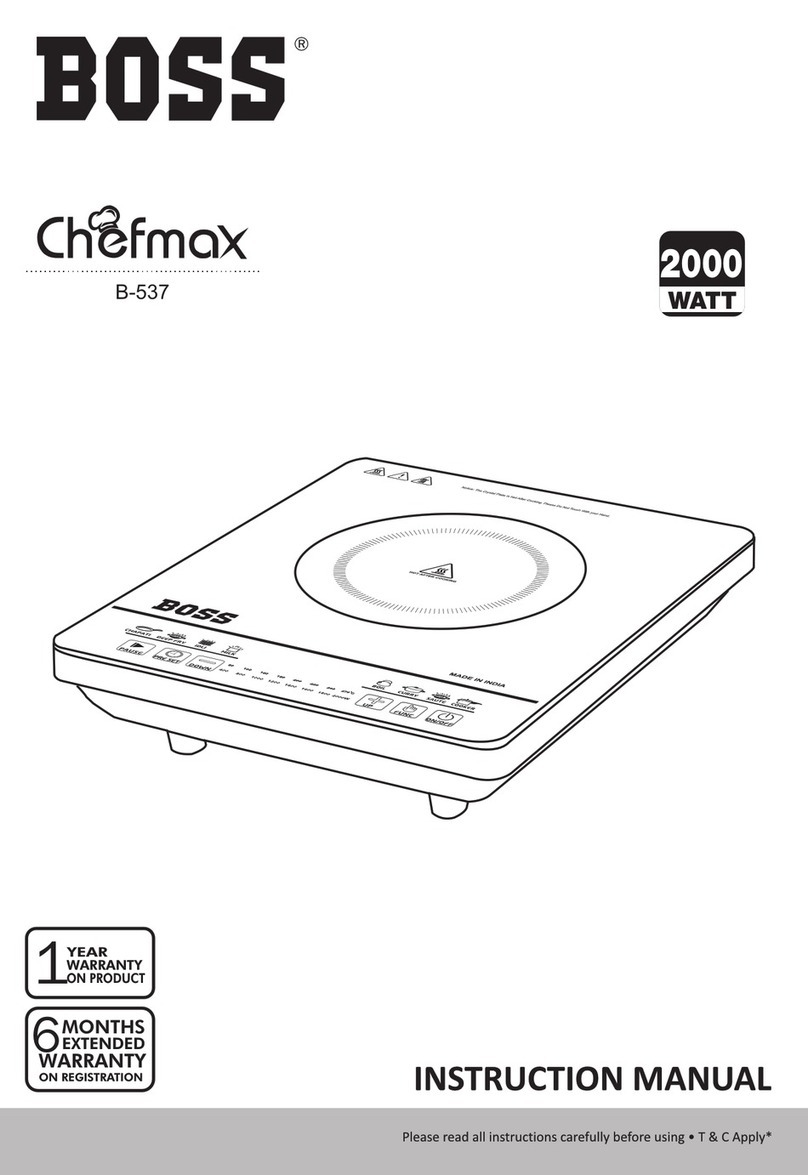 BOSSCO Chefmax B-537 instruction manual