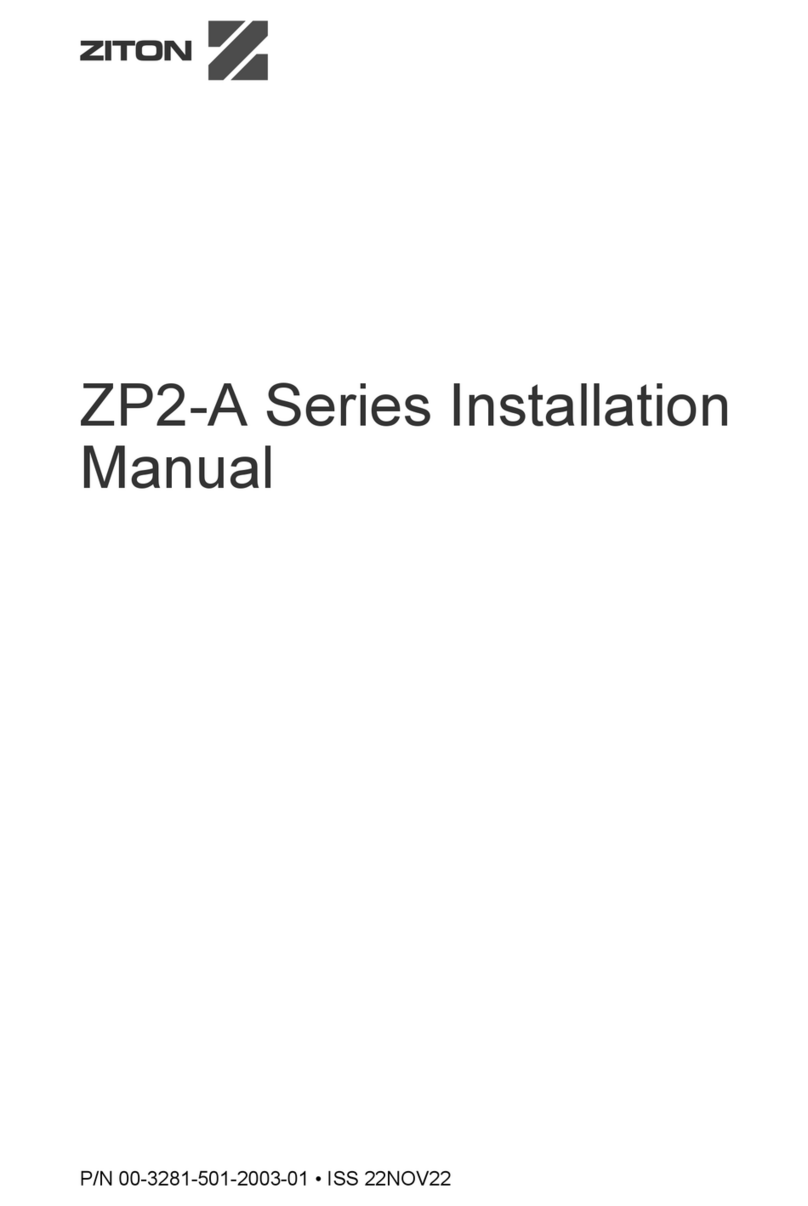 Ziton ZP2-AF2-P installation manual
