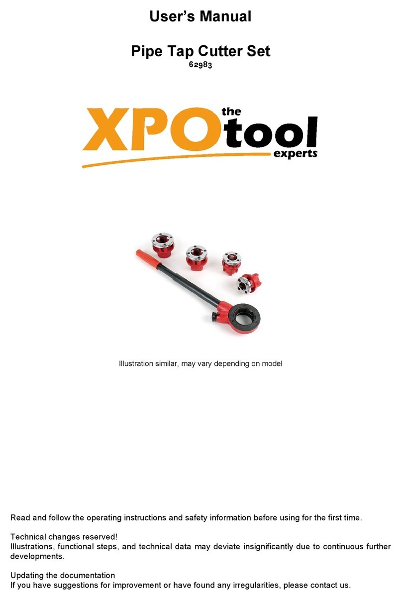 XPOtool 62983 User manual