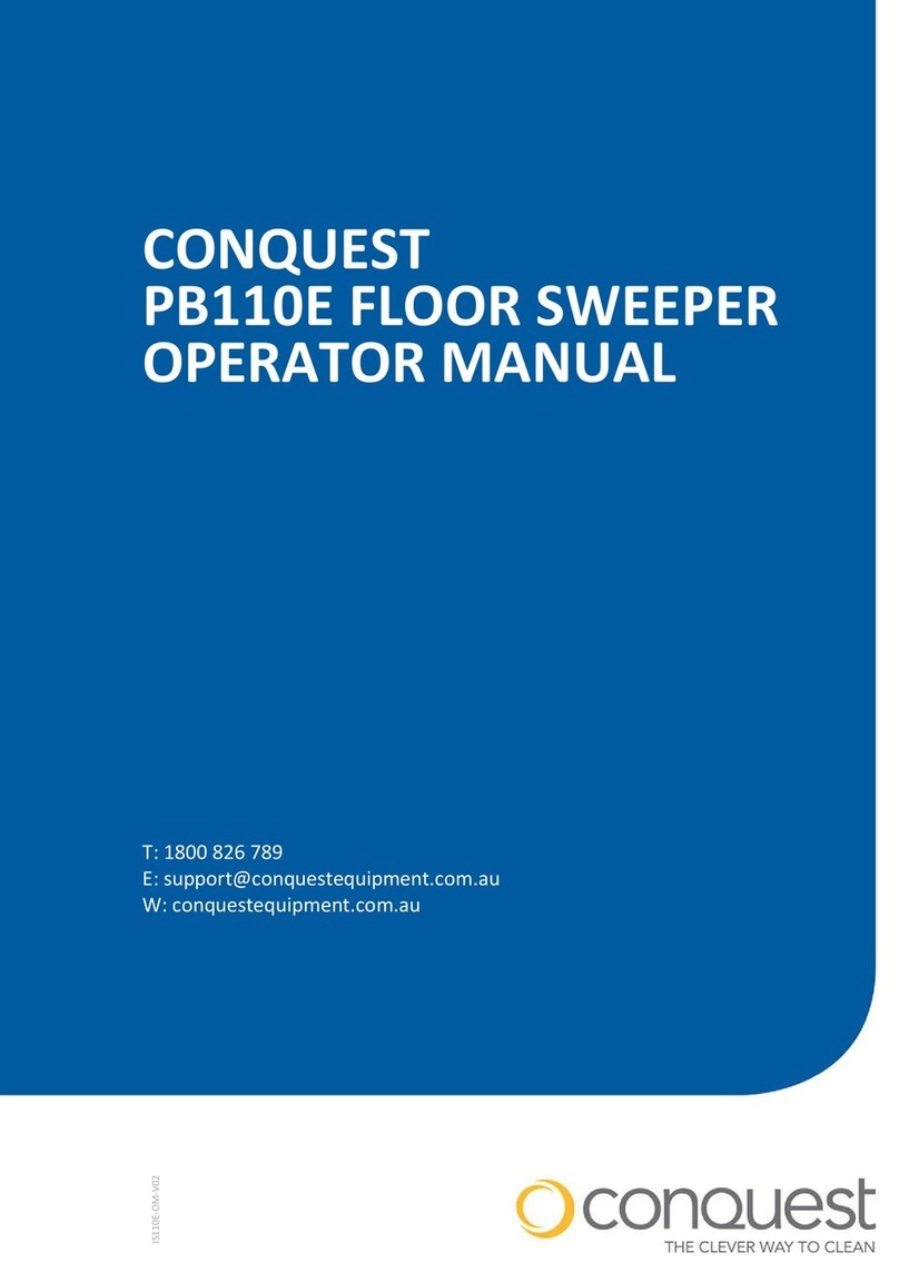 CONQUEST PB110E Operator's manual