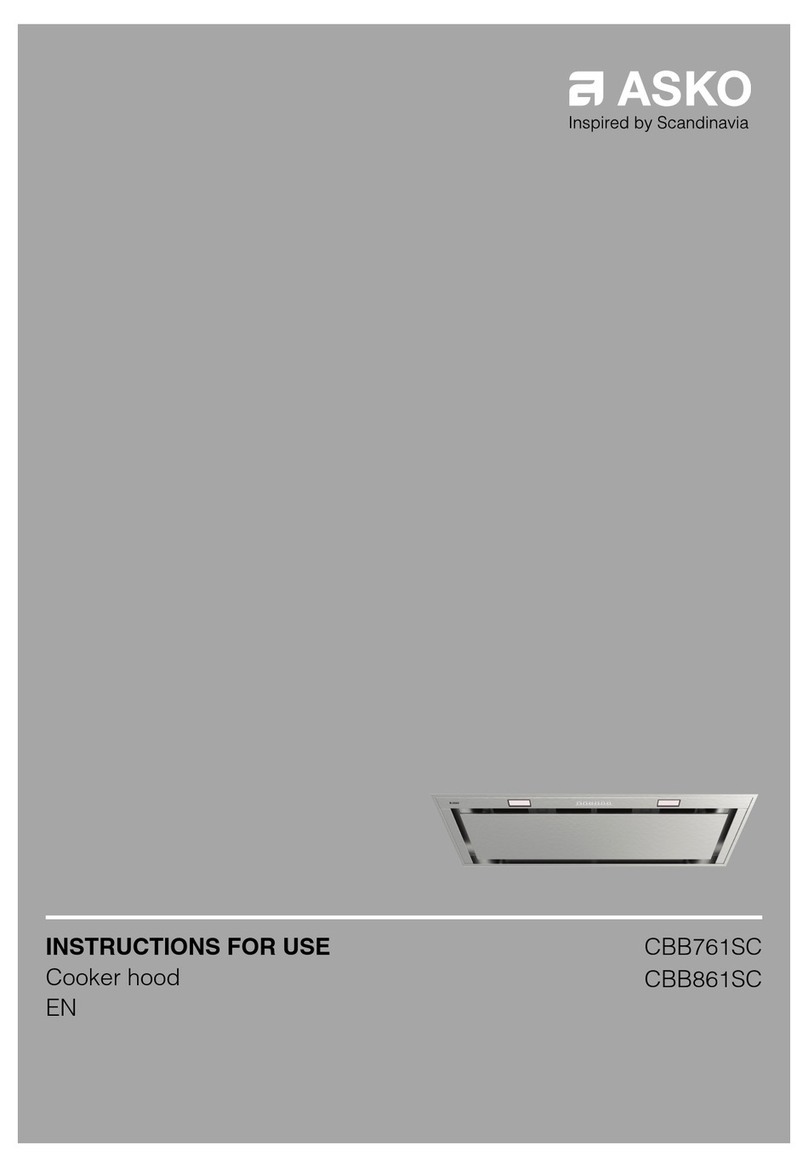 Asko CBB761SC Instructions for use
