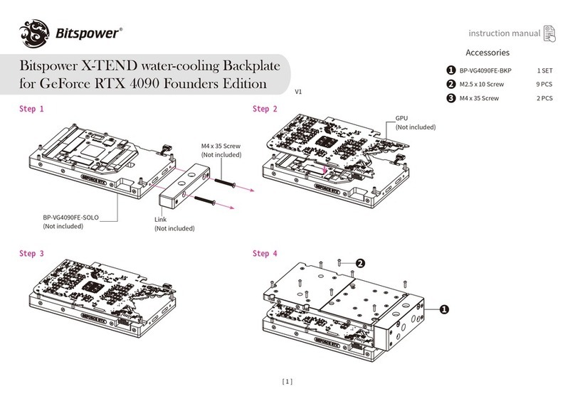 Bitspower X-TEND BP-VG4090FE-BKP User manual Bitspower X-TEND BP-VG4090FE-BKP User manual