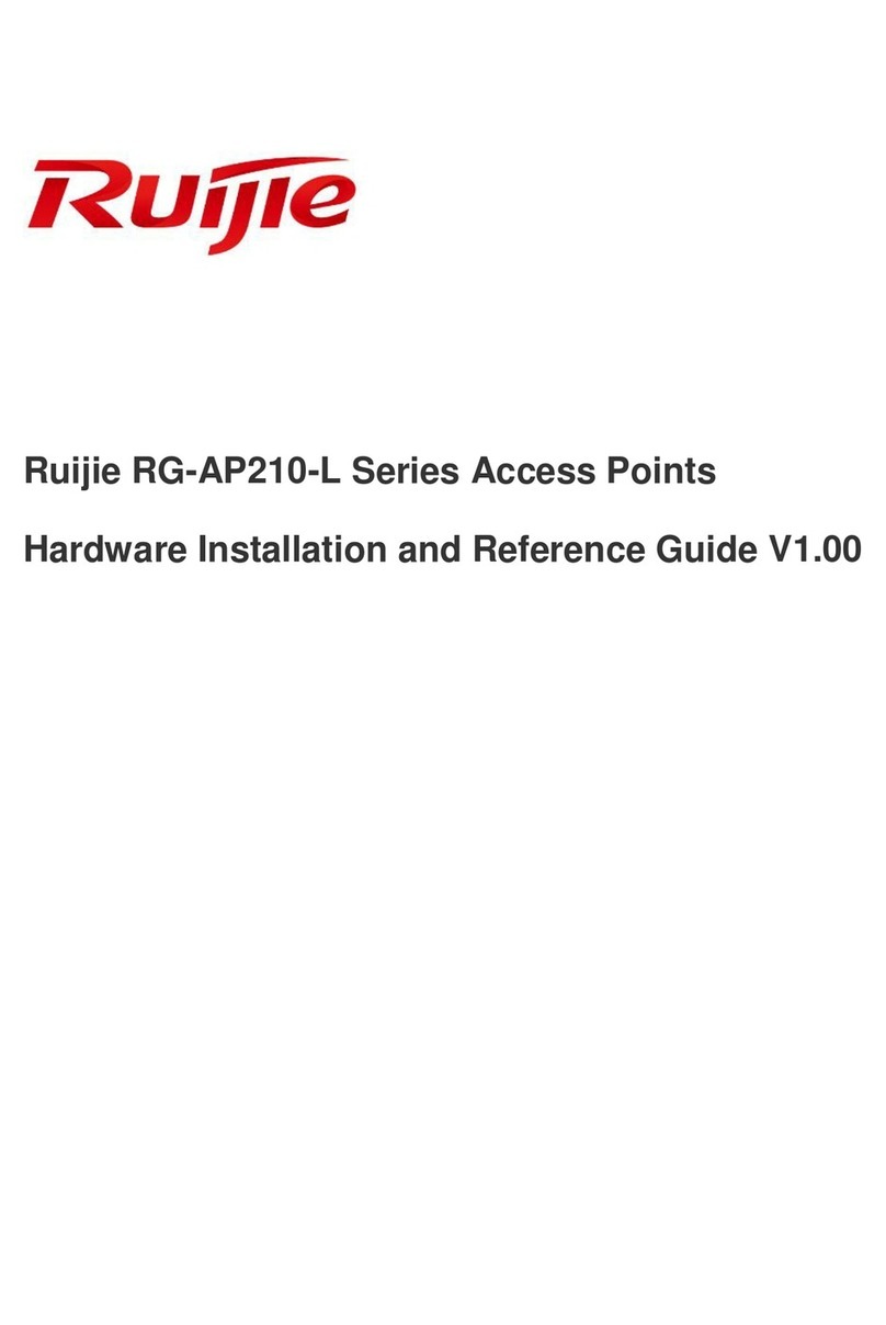 Ruijie RG-AP210-L Series Hardware  installation and reference guide