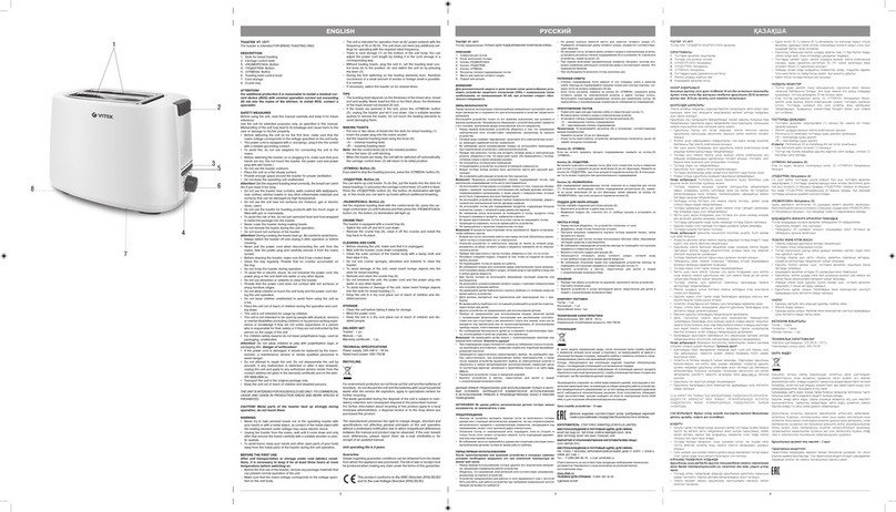 Vitek VT-1577 Manual instruction