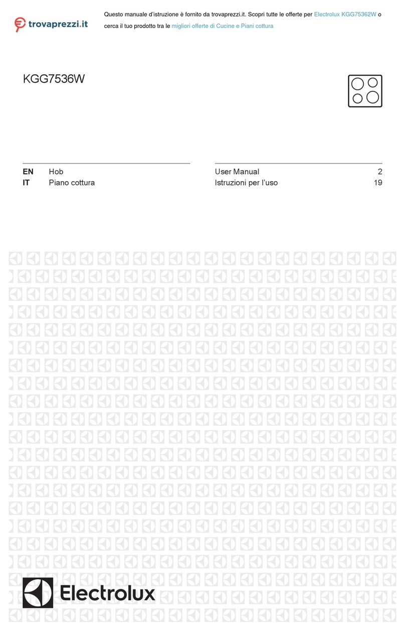 Electrolux KGG75362W user manual