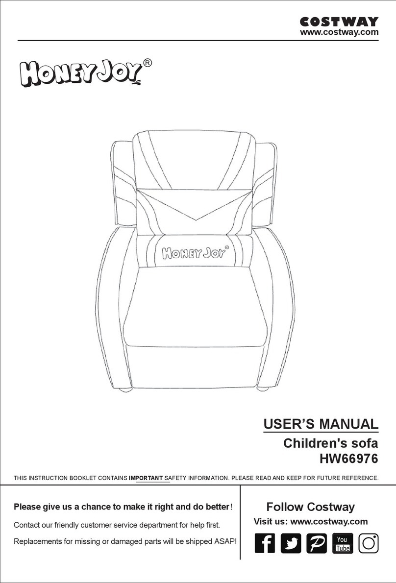 Costway Honey Joy HW66976 user manual Costway Honey Joy HW66976 user manual