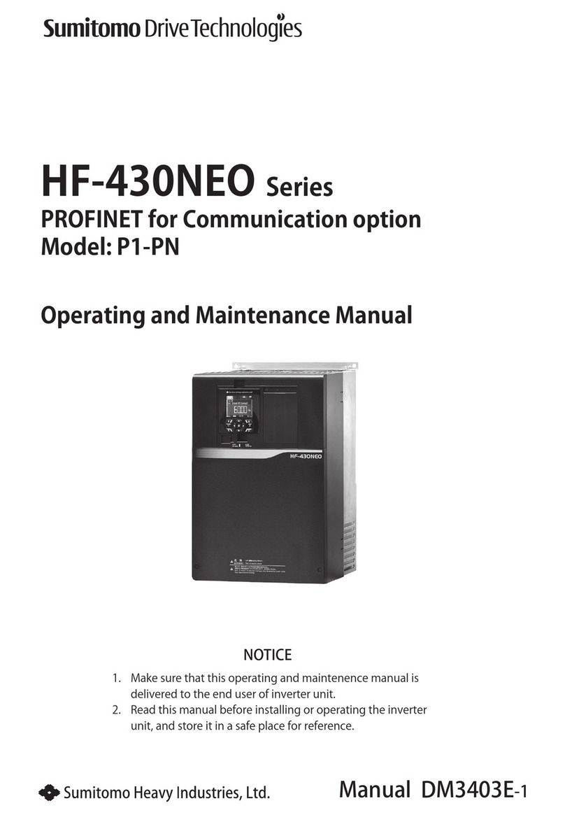 Sumitomo Drive Technologies P1-PN Operating and maintenance manual