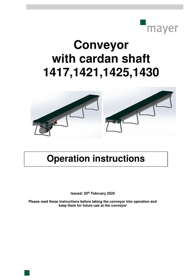 Mayer 1417 Operation instructions