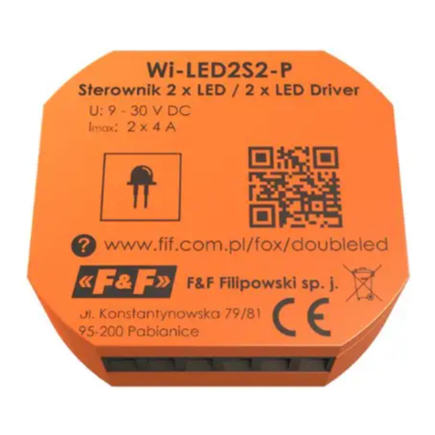 F&F FOX DOUBLE LED manual