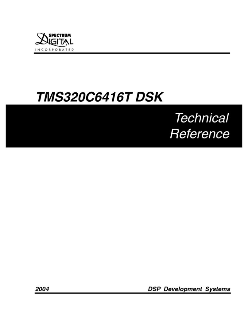Spectrum Digital TMS320C6416T DSK Technical reference Spectrum Digital TMS320C6416T DSK Technical reference