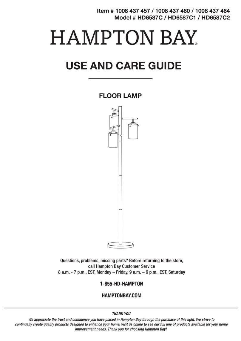HAMPTON BAY HD6587C User manual