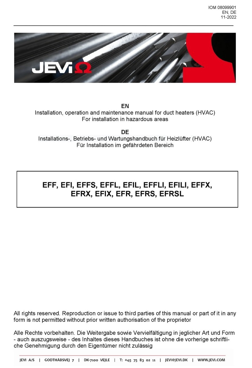 Jevi EFF Installation, operation and maintenance manual Jevi EFF Installation, operation and maintenance manual