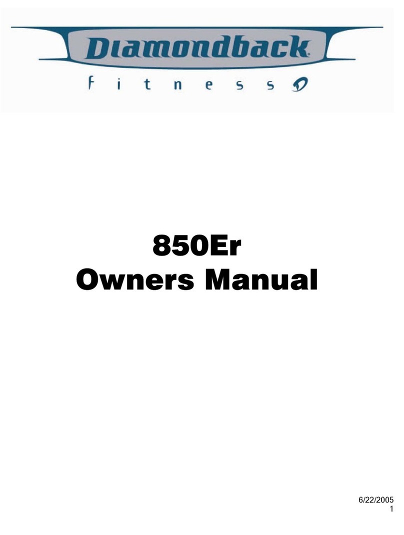Diamondback 850Er User manual