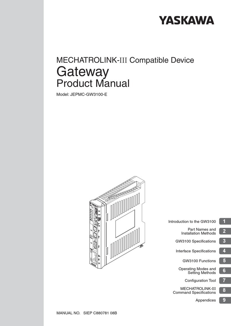 YASKAWA JEPMC-GW3100-E product manual