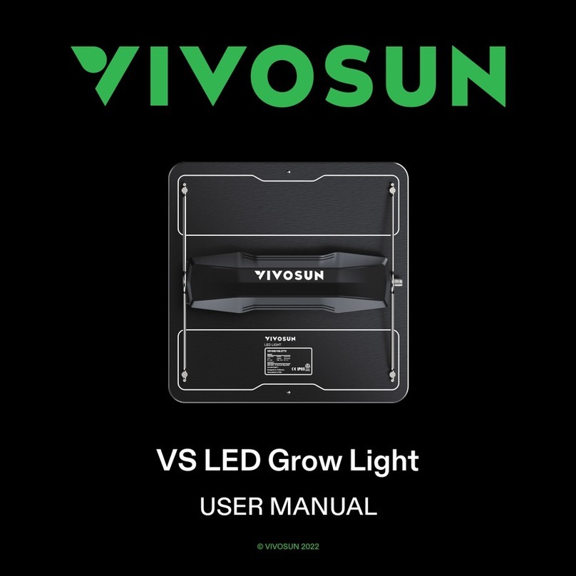 Vivosun VS1000 LED 100W User manual