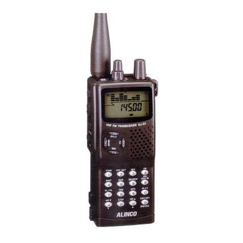 Alinco DJ-G1T User manual