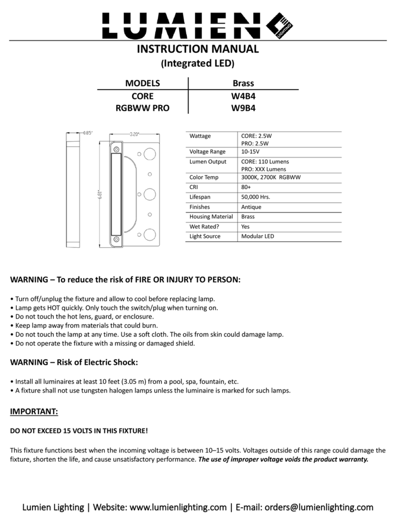 LUMIEN CORE instruction manual