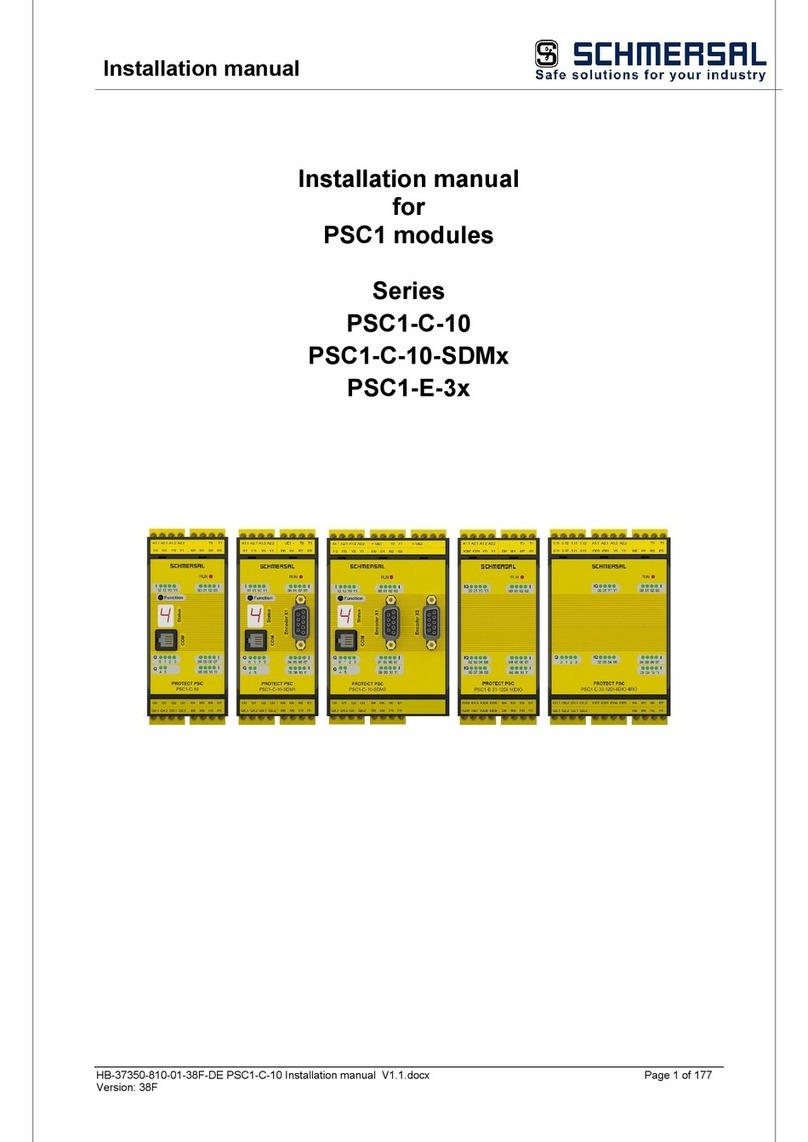 schmersal PSC1 Series User manual