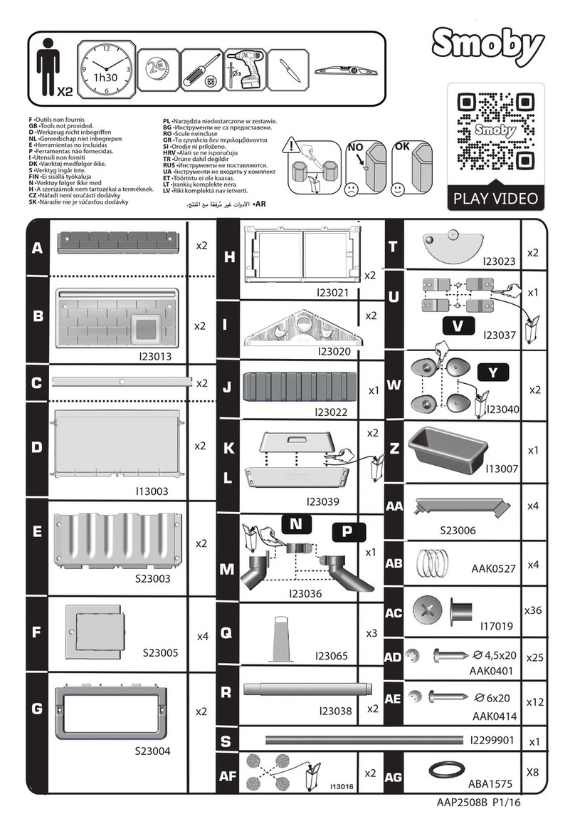 Smoby Cot Cot Cottage manual