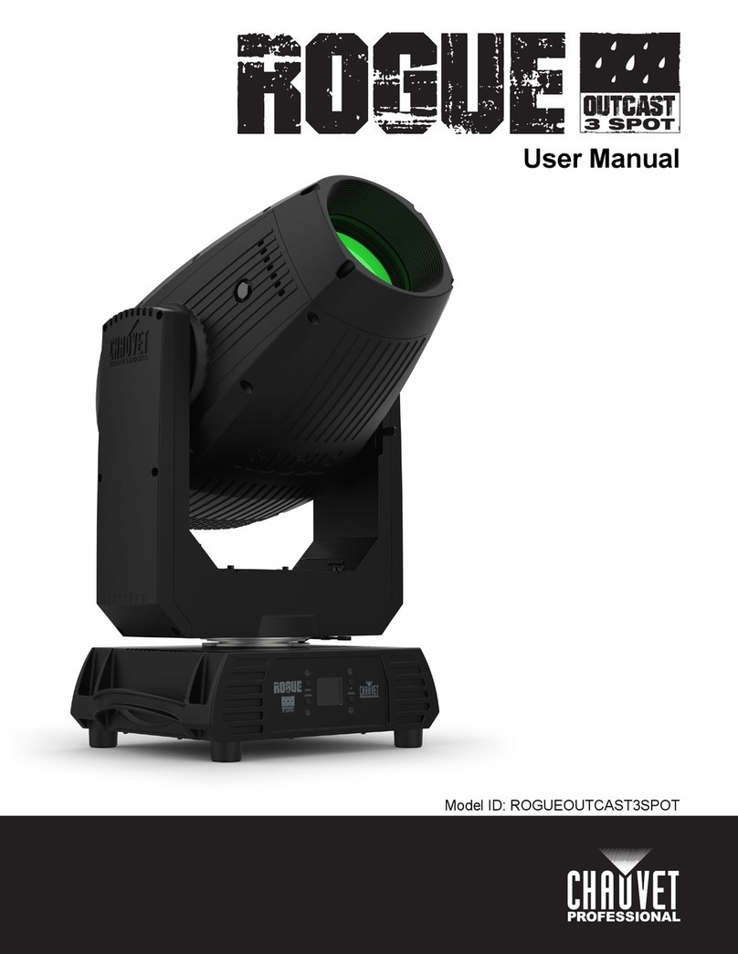Chauvet Professional Rogue Outcast 3 Spot user manual