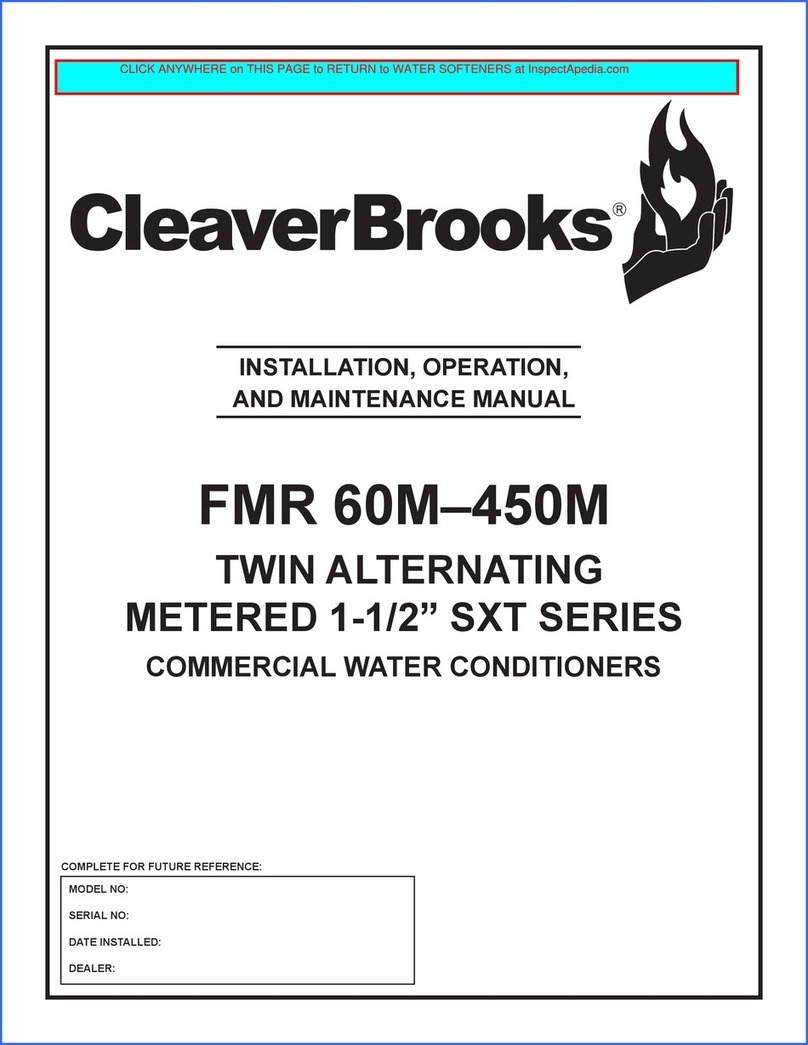 CleaverBrooks SXT Series Installation, operation and maintenance manual