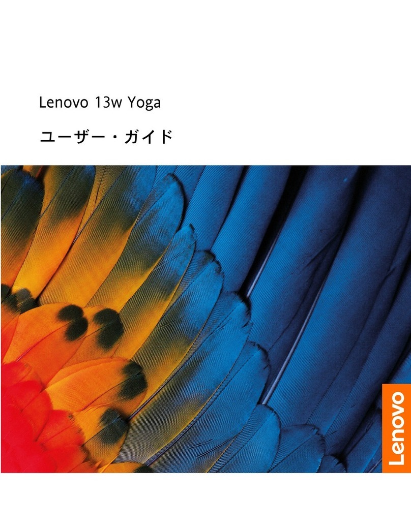 Lenovo 13w Yoga User manual Lenovo 13w Yoga User manual
