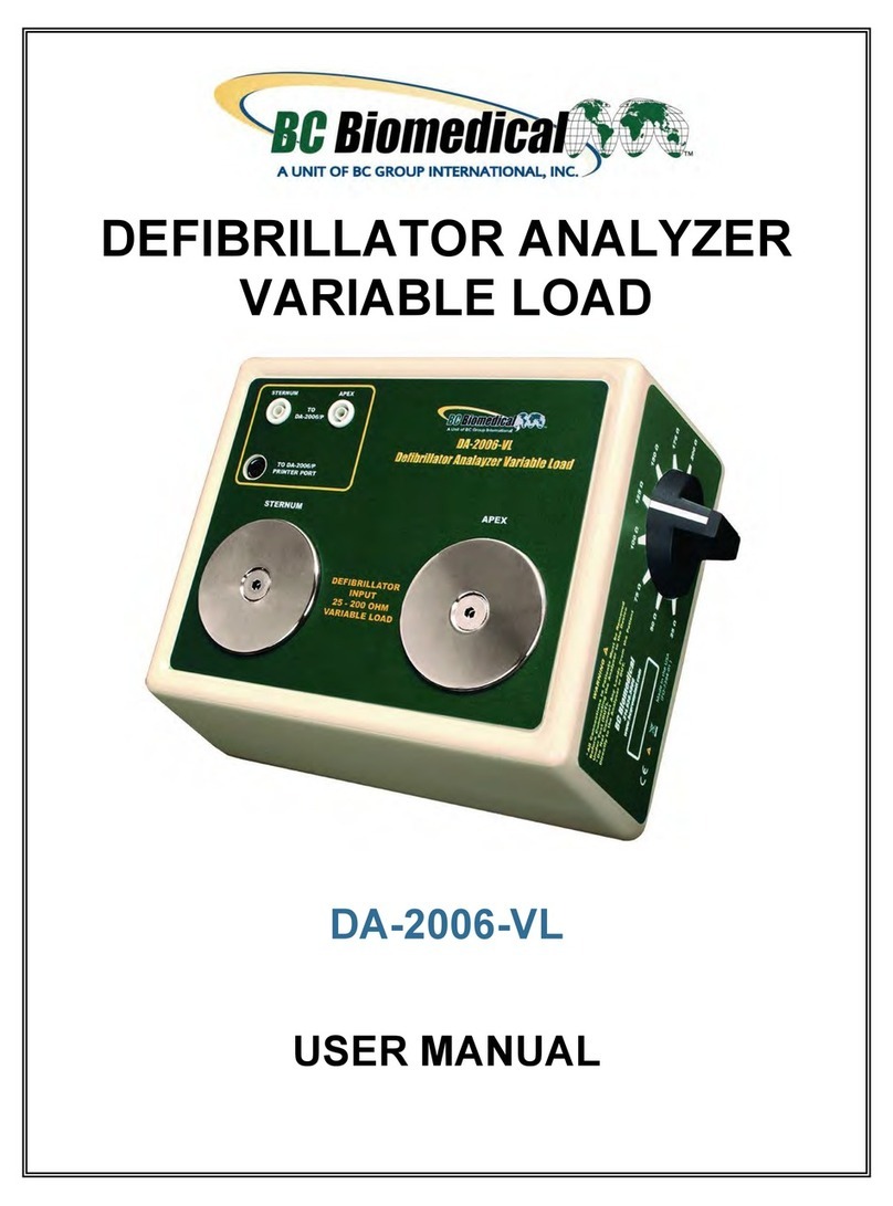 BC Group International BC Biomedical DA-2006-VL user manual