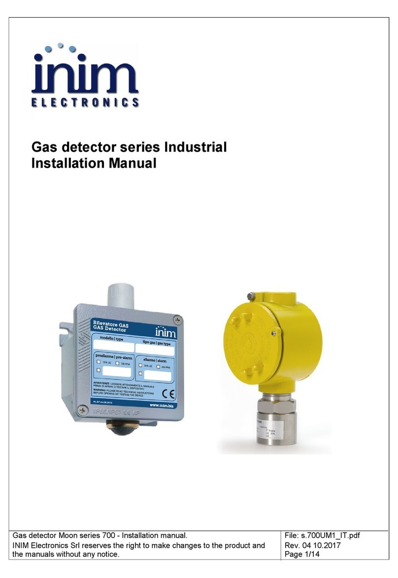 INIM Electronics Moon 700 Series User manual