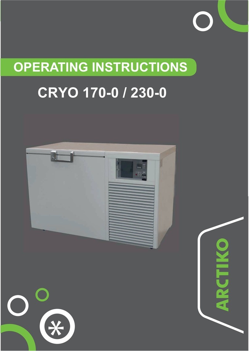 Arctiko CRYO 170-0 operating instructions