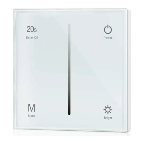 Lampo WALLDIMTOUCH quick start guide