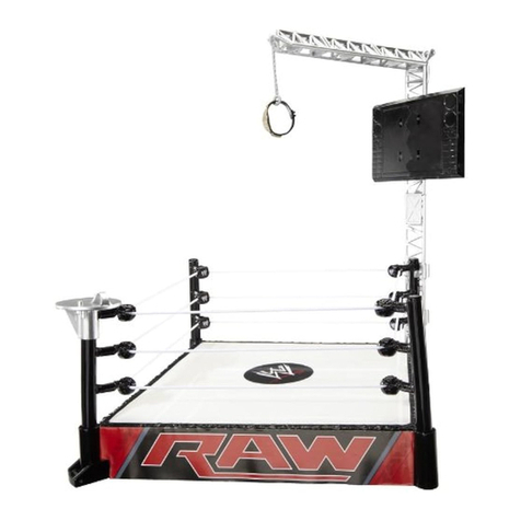 Mattel TURNBUCKLE TAKEDOWN RING BJN10 instructions