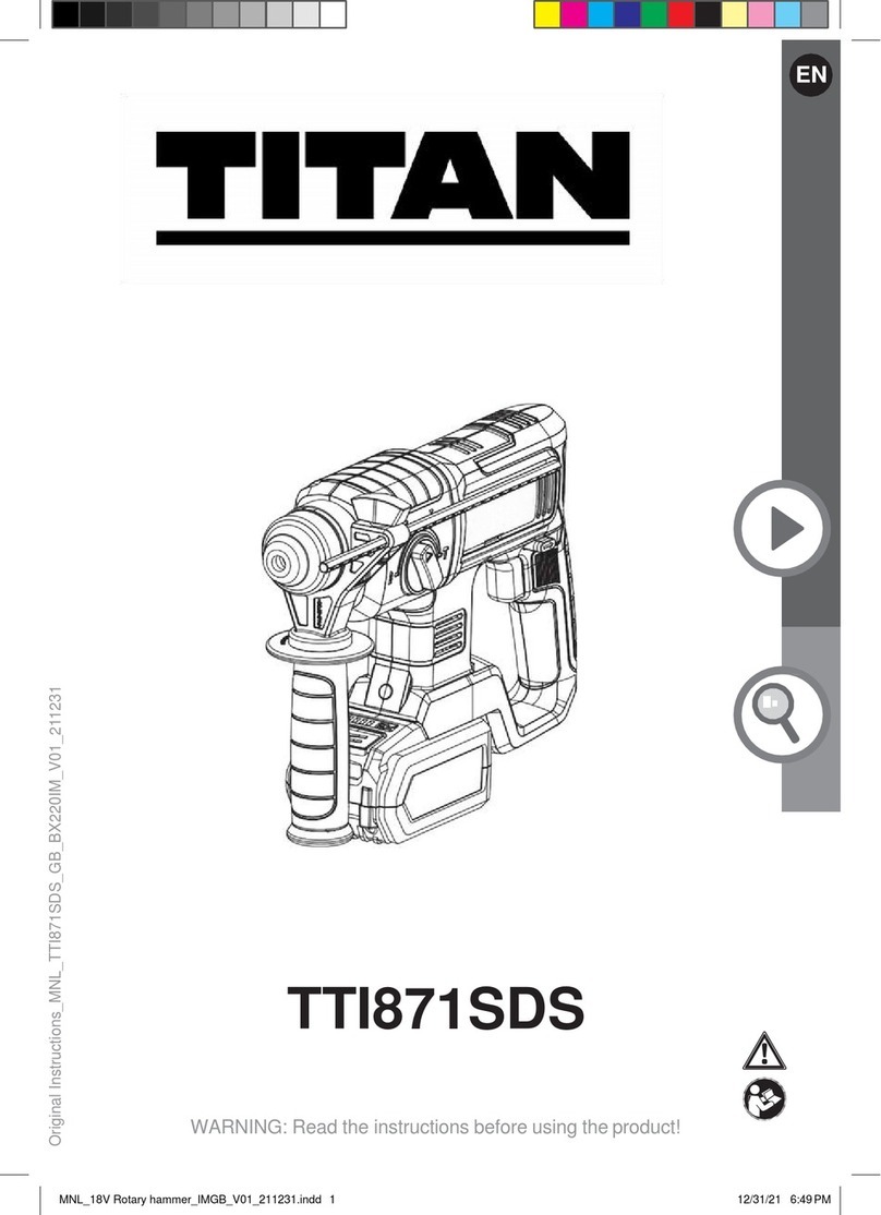 Titan TTI871SDS User manual Titan TTI871SDS User manual
