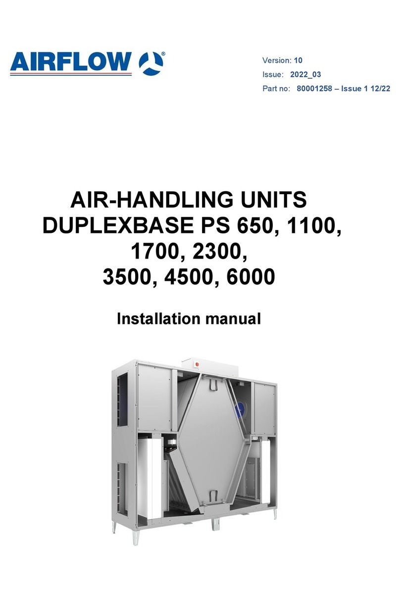 Airflow DUPLEXBASE PS 650 installation manual