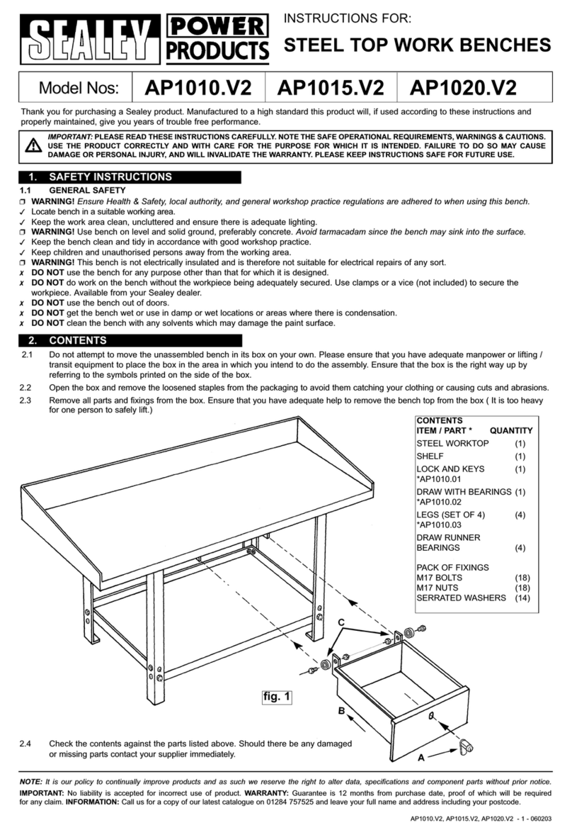 Sealey POWER PRODUCTS AP1010.V2 User manual