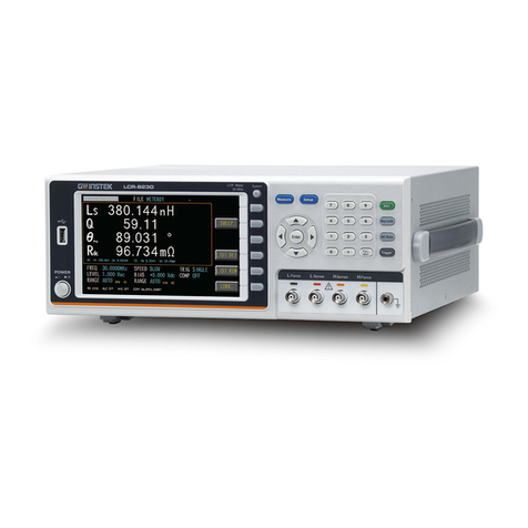 GW Instek LCR-8230 User manual