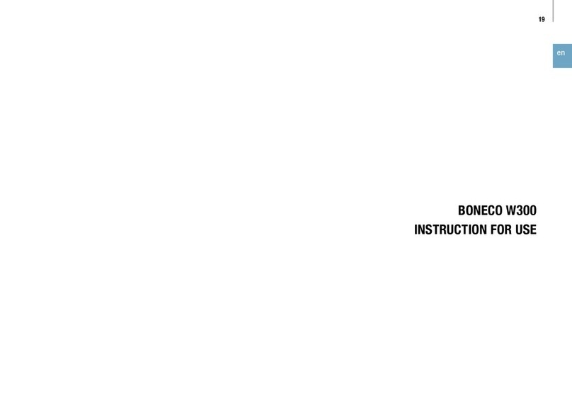 Boneco W300 User manual
